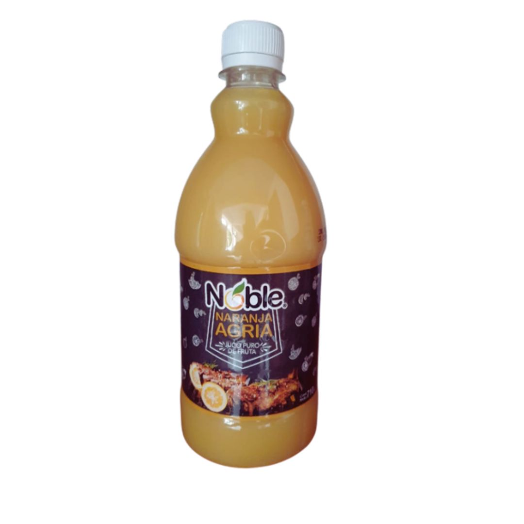 Jugo de Naranja Agria Natural | Marinador para Cochinita Pibil | Noble 710 ml