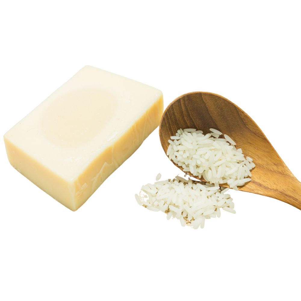 Jabón Artesanal de Arroz piel suave - 100 gr