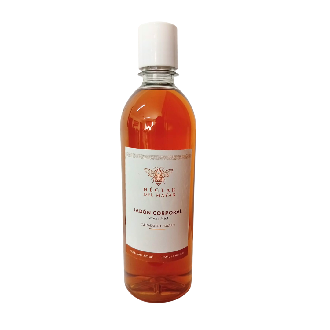 Jabón Corporal Líquido con Miel de Yucatán 500 ml - Néctar del Mayab