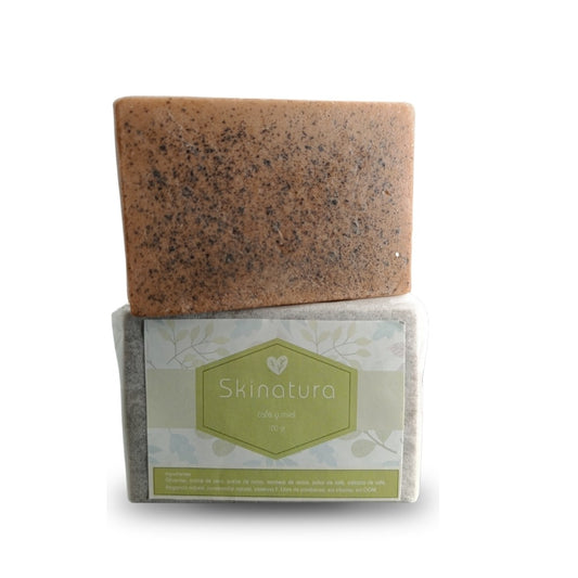 Jabón Artesanal de Café y Miel | 100 gr Skinatura