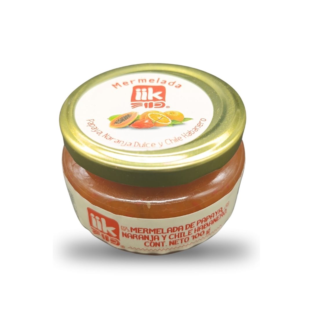 Tropical Fusion: Mermelada de Papaya, Naranja y Chile Habanero| IIK 125 gr