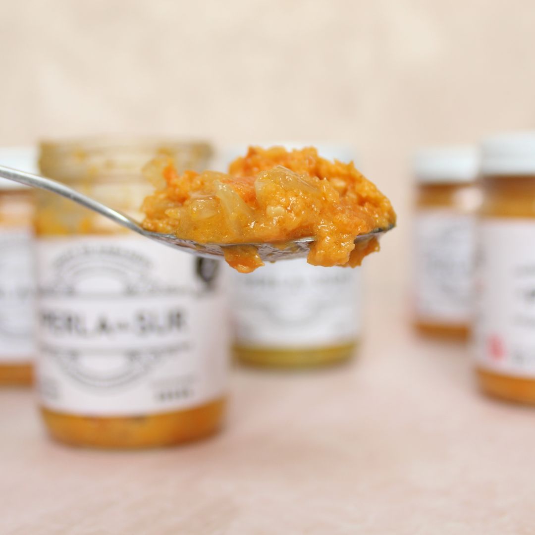 Salsa de chile habanero naranja extra picante Perla del Sur artesanal de Tekax