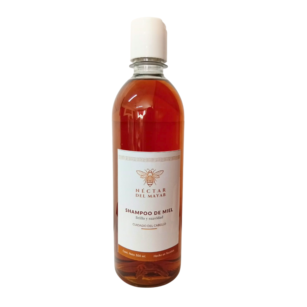 Shampoo Capilar con Miel Natural de Yucatán 500 ml - Néctar del Mayab