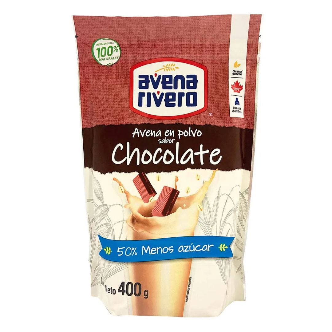 Avena en polvo sabor chocolate - Avena Rivero 400 gr