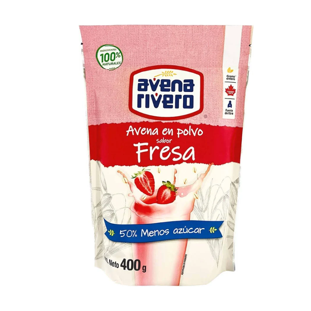 Polvo de Avena Rivero de Sabores | Desayuno Nutritivo y Energético 400g