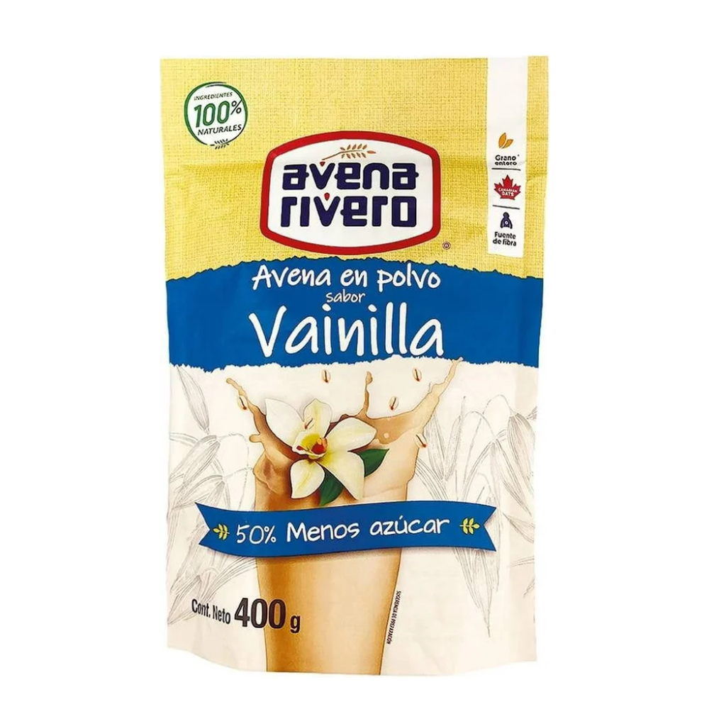 Polvo de Avena Rivero de Sabores | Desayuno Nutritivo y Energético 400g