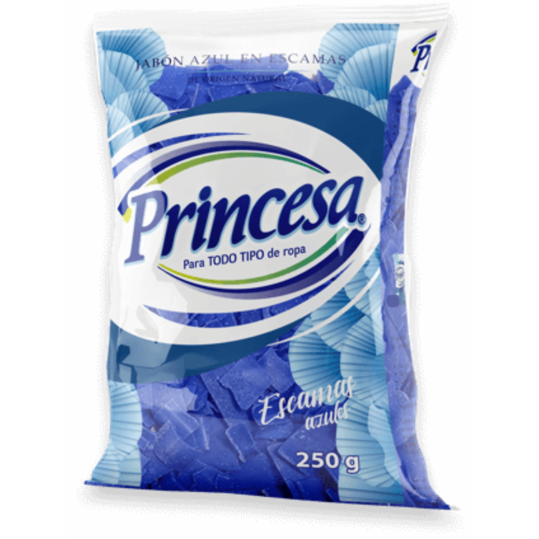 Jabón Azul para ropa de escamas - Princesa 250 gr