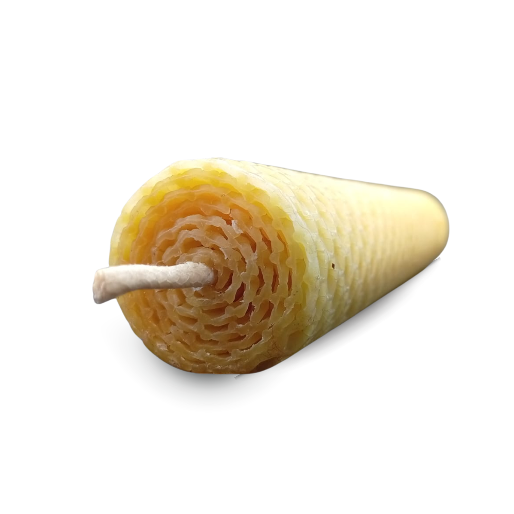 Velas de Cera Virgen de Abeja (Set de 3 piezas) - 100% Pura y Natural