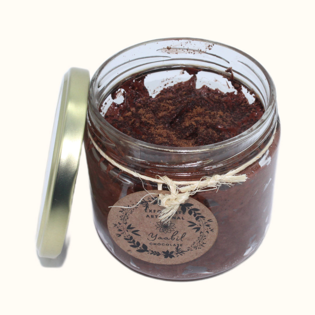 exfoliante corporal de chocolate