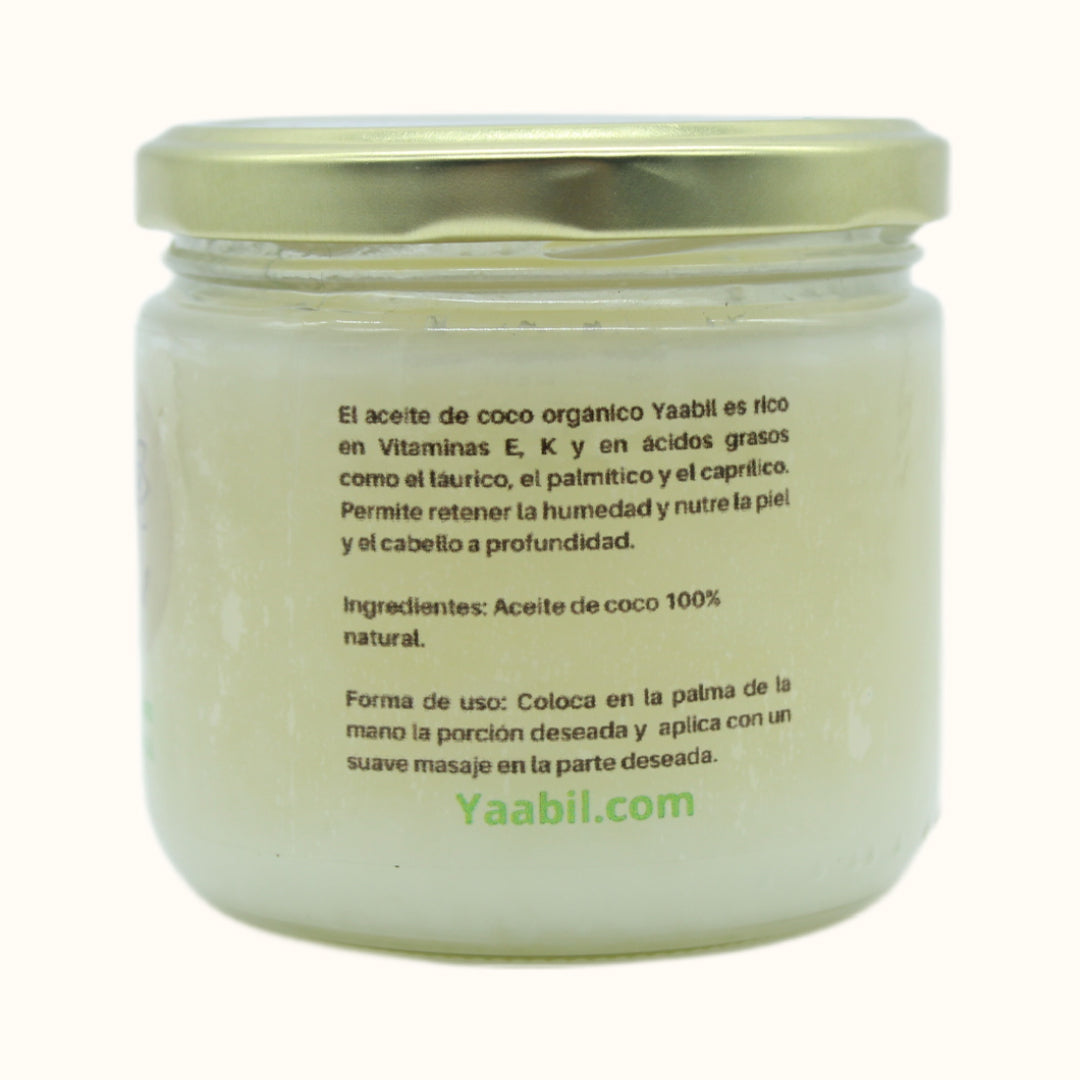 ACEITE DE COCO ORGANICO PRENSADO EN FRIO PARA LA PIEL 
